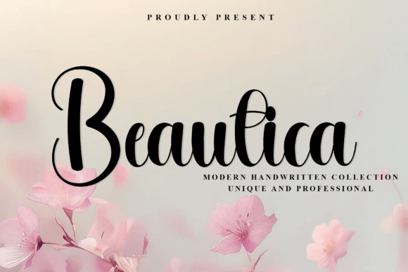 Beautica: The Modern Handwritten Font for Luxury Branding