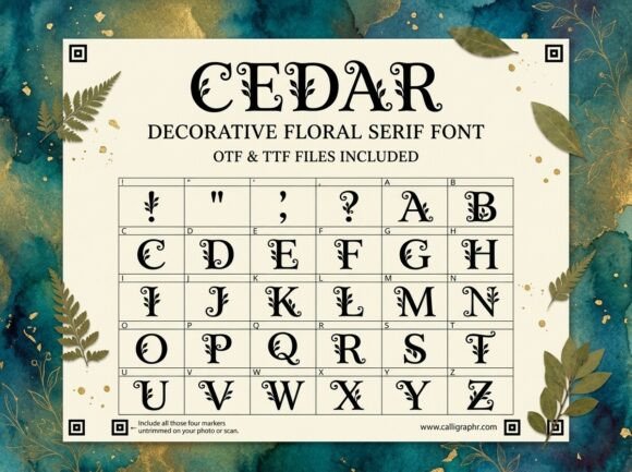 Cedar: Infusing Design with Timeless Botanical Grace