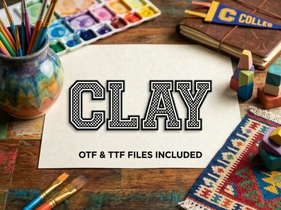 Clay: A Display Typeface for Bold Visual Statements
