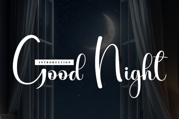 Good Night: Elevating Artisanal Branding with Elegant Script