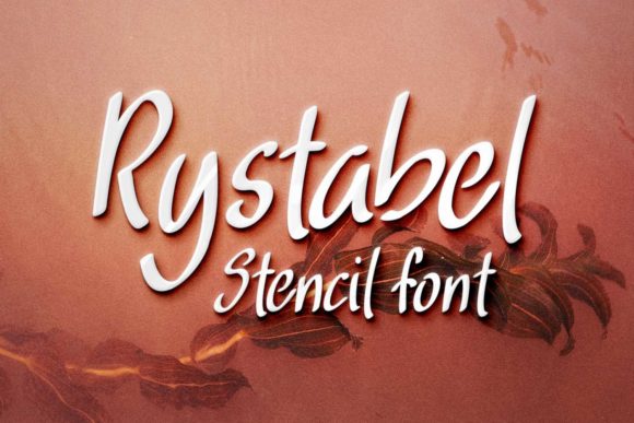 Rystabel: Your New Favorite Handwritten Stencil Font