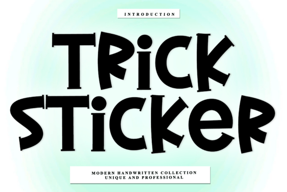 Trick Sticker: A Sophisticated Script Font for Artisanal Branding